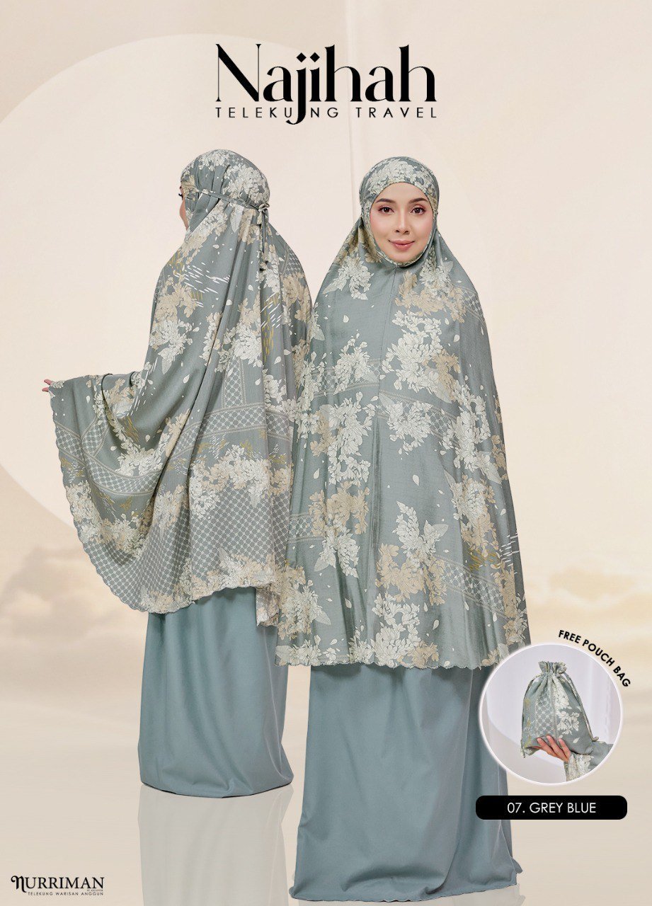 NAJIHAH 07 GREY BLUE