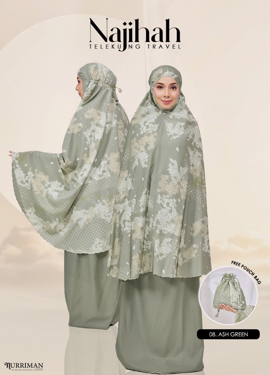 NAJIHAH 08 ASH GREEN