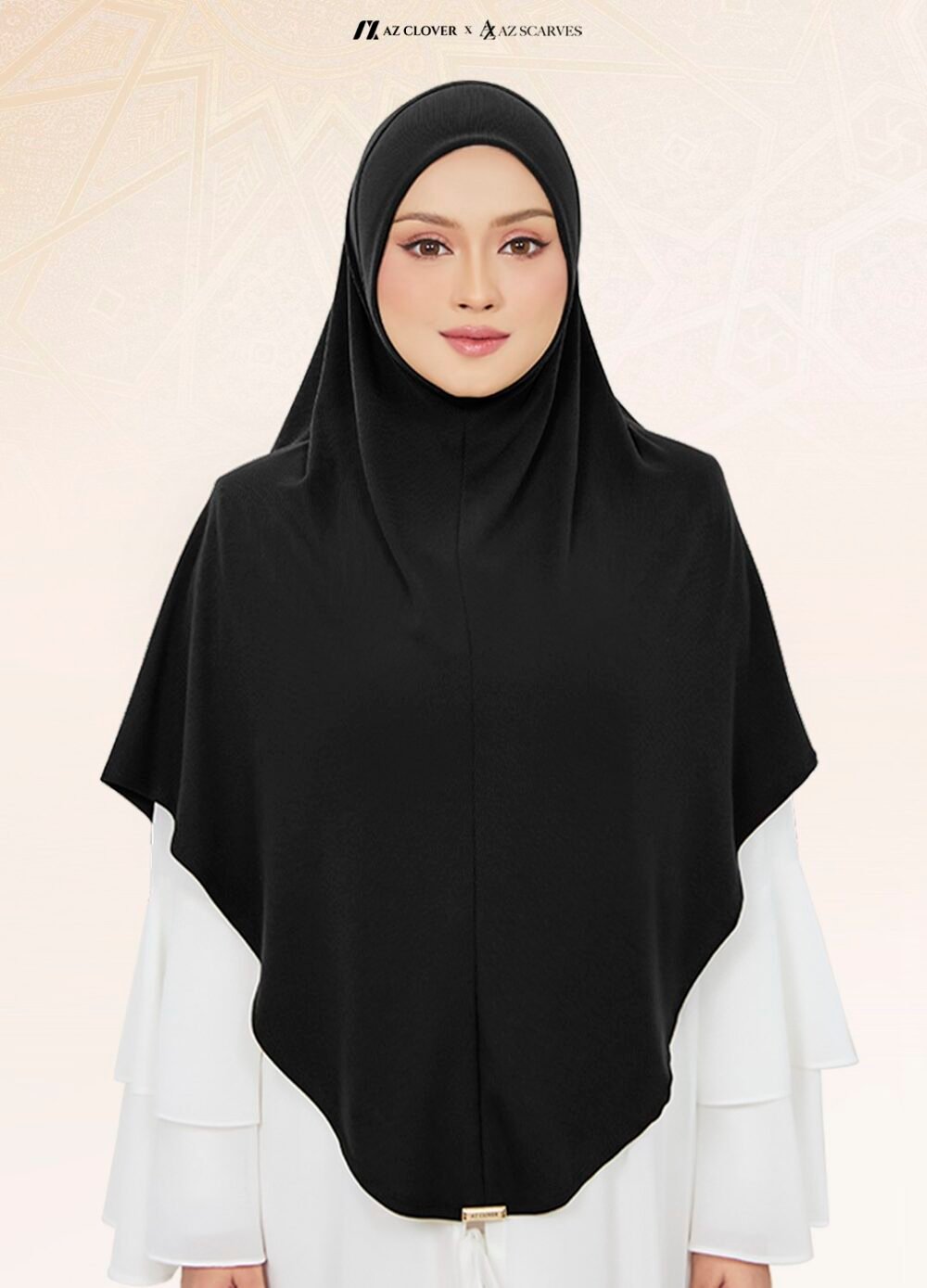 TUDUNG UMRAH WIDAD 01 WD BLACK