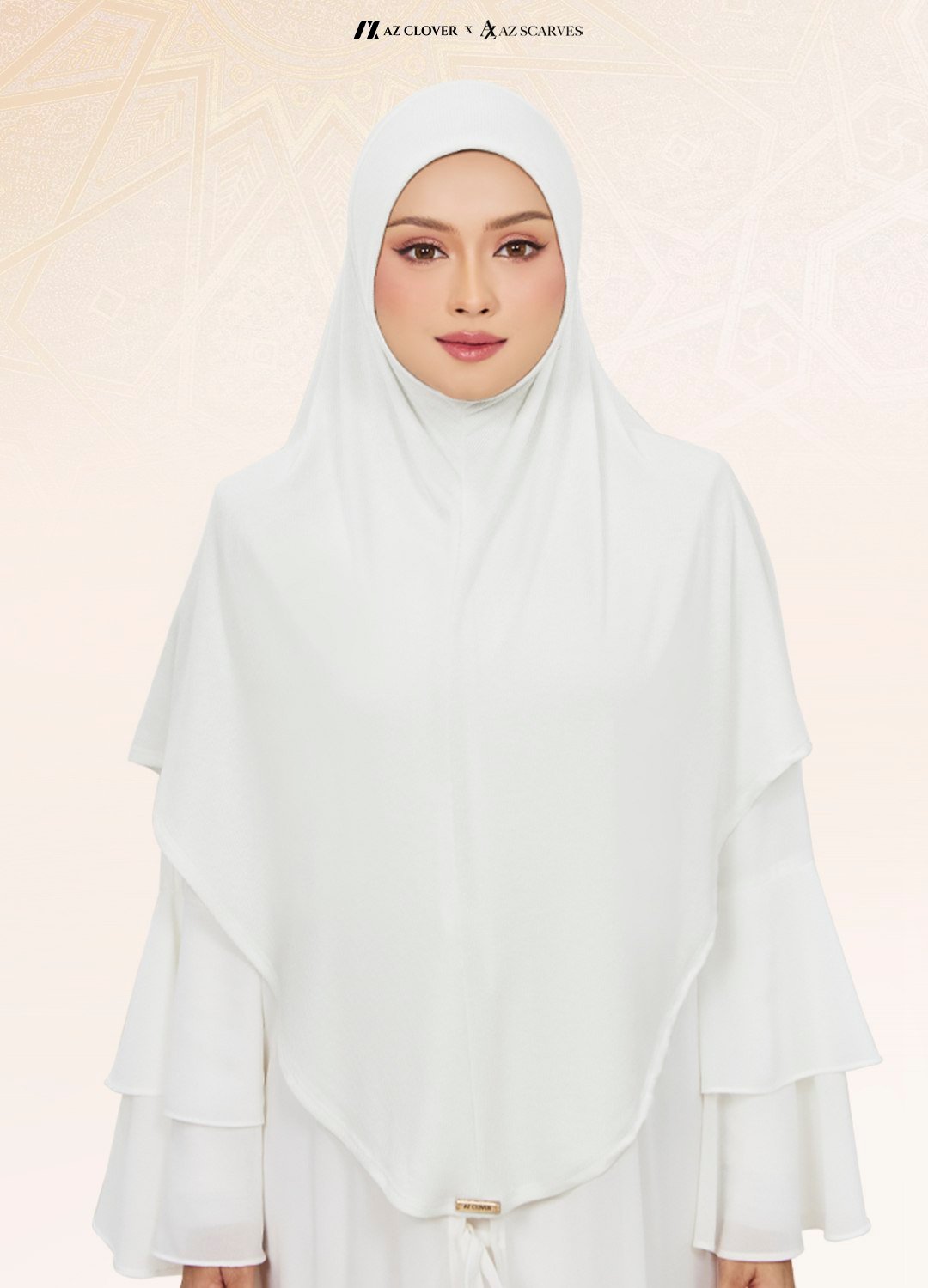 TUDUNG UMRAH WIDAD 04 WD OFF WHITE