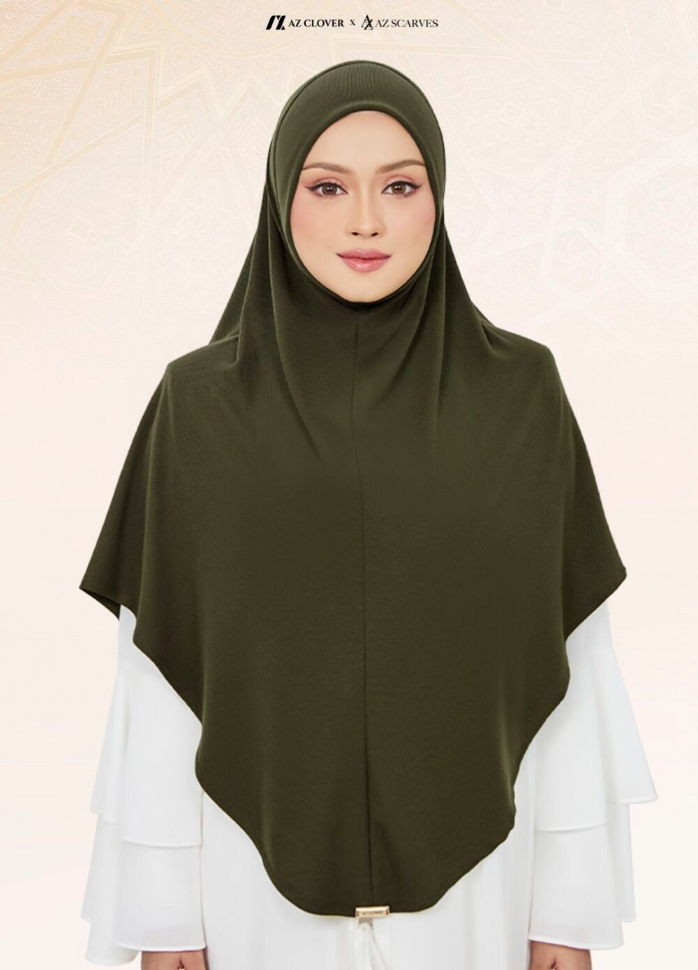 TUDUNG UMRAH WIDAD 05 WD DARK OLIVE