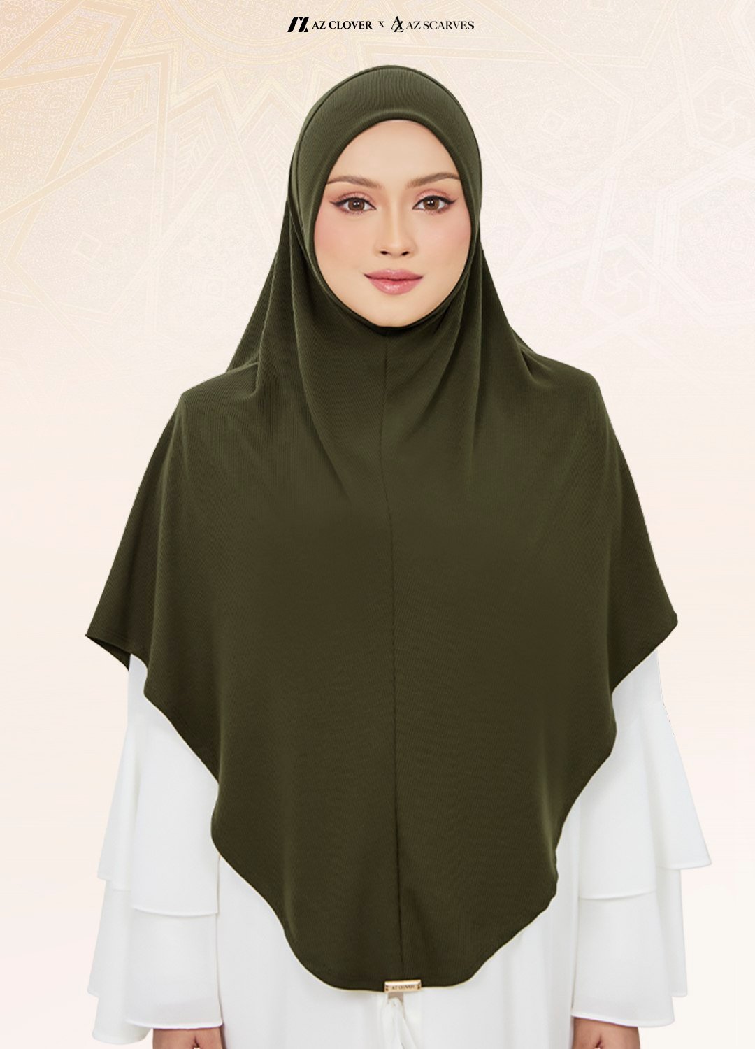 TUDUNG UMRAH WIDAD 05 WD DARK OLIVE