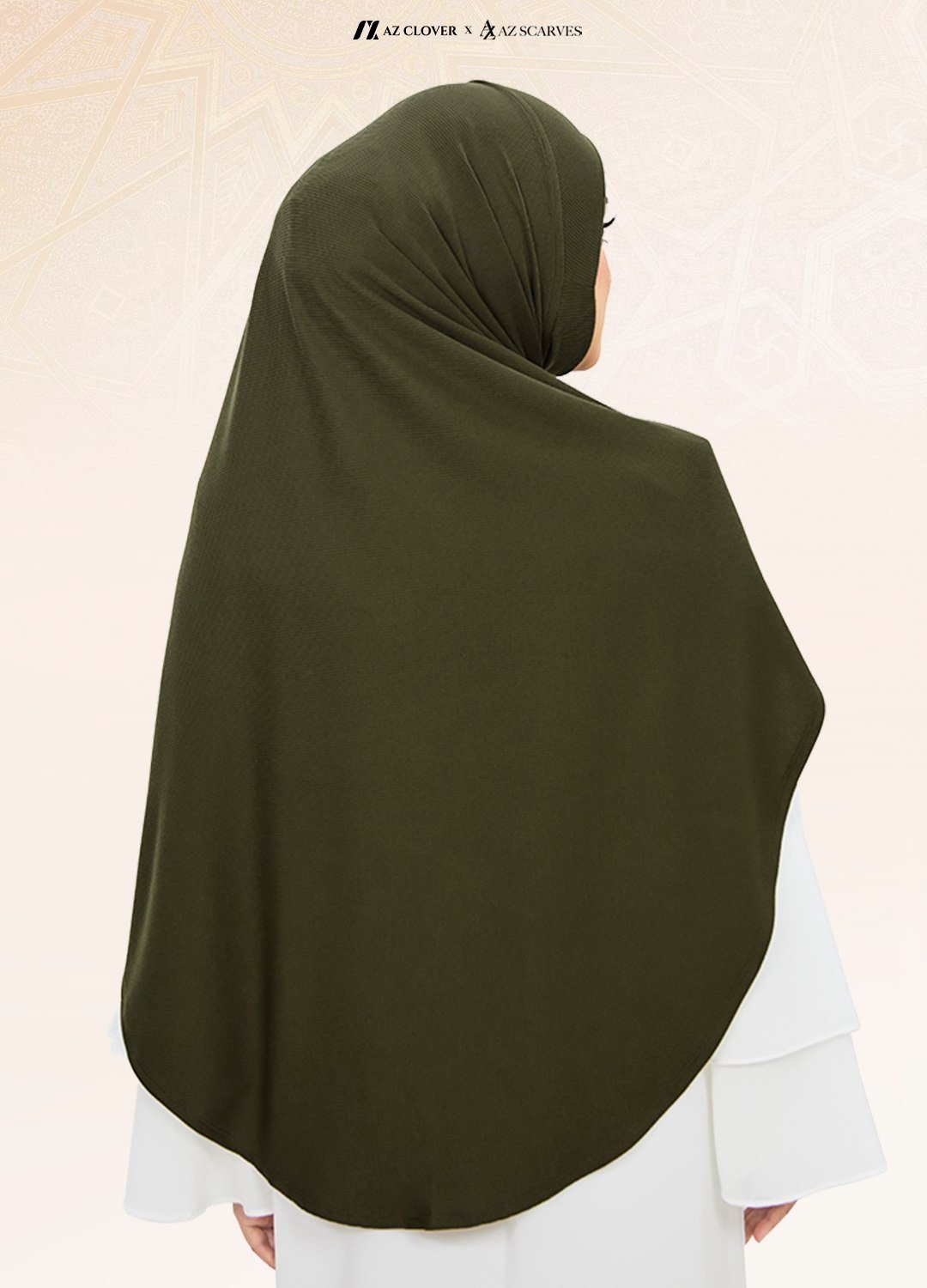 TUDUNG UMRAH WIDAD 05 WD DARK OLIVE - Image 2