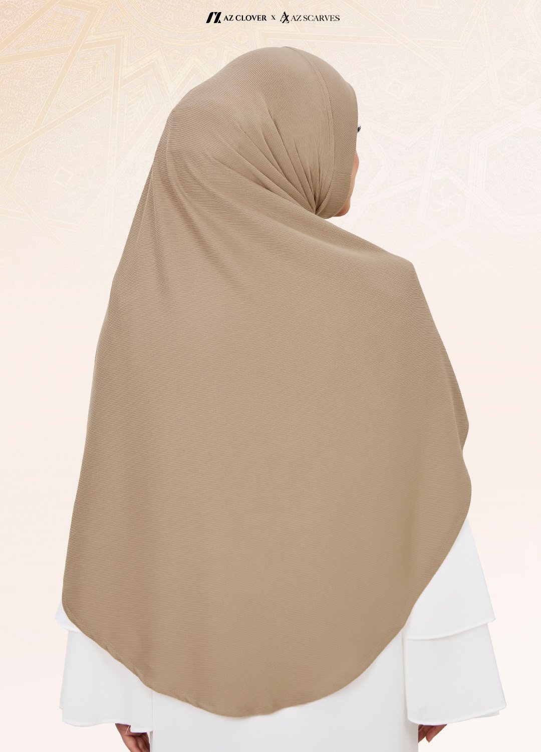 TUDUNG UMRAH WIDAD 06 WD TAN - Image 2