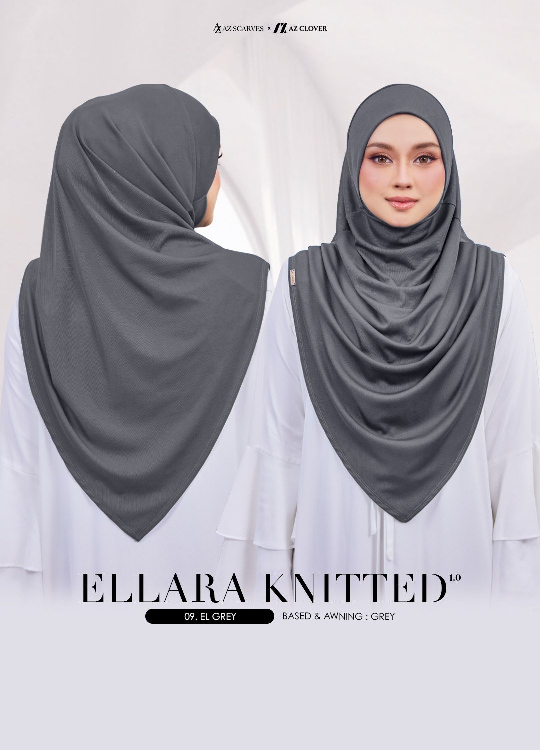 ELLARA KNITTED 09 EL GREY - Image 3