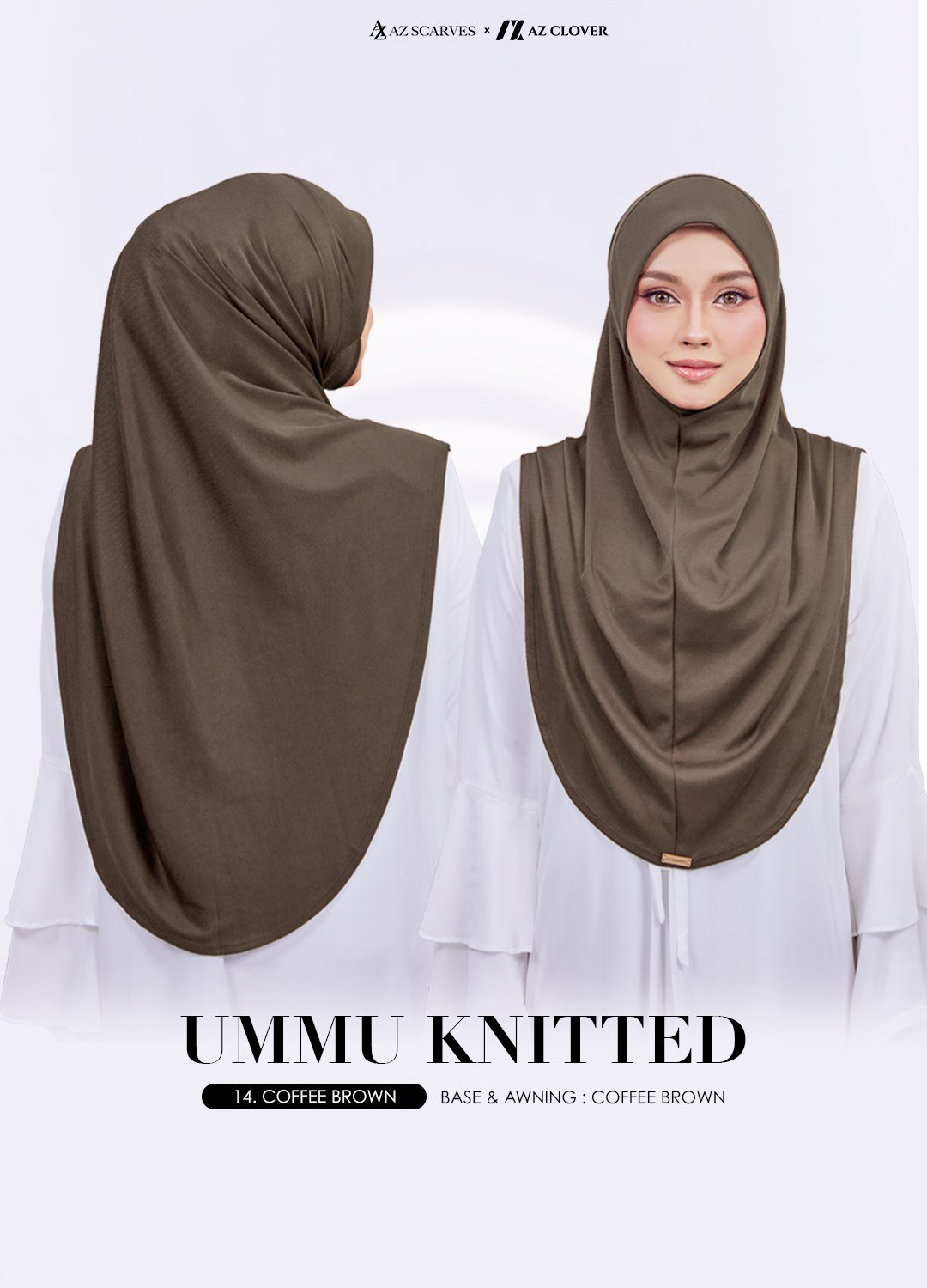 UMMU KNITTED 14 COFFEE BROWN - Image 3