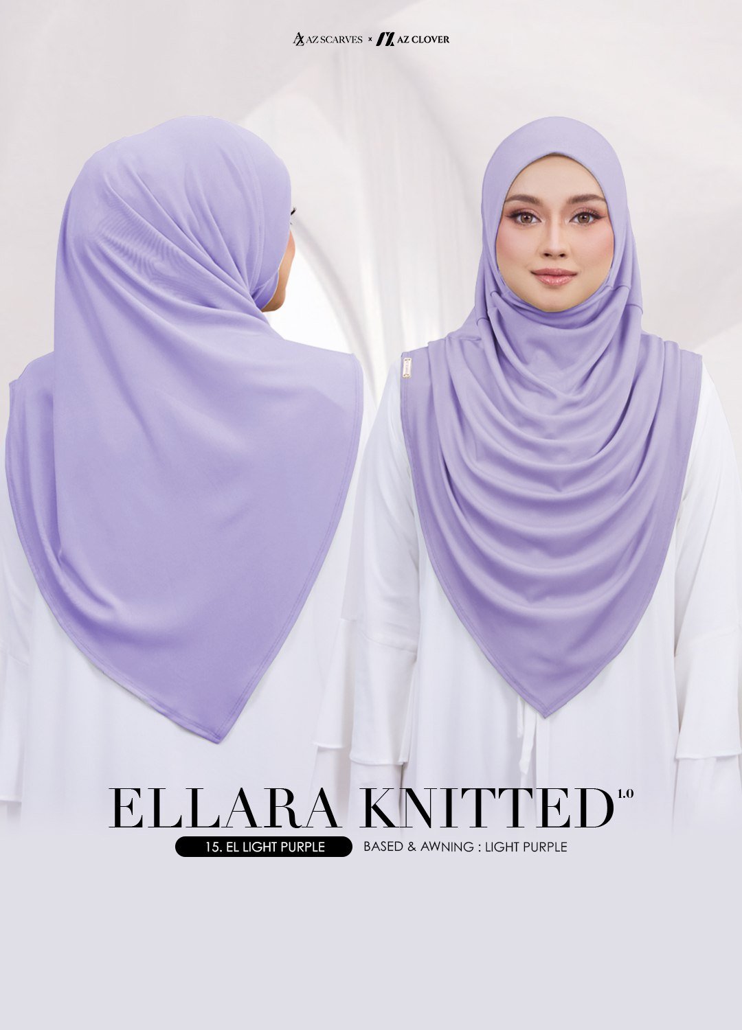 ELLARA KNITTED 15 EL LIGHT PURPLE - Image 3