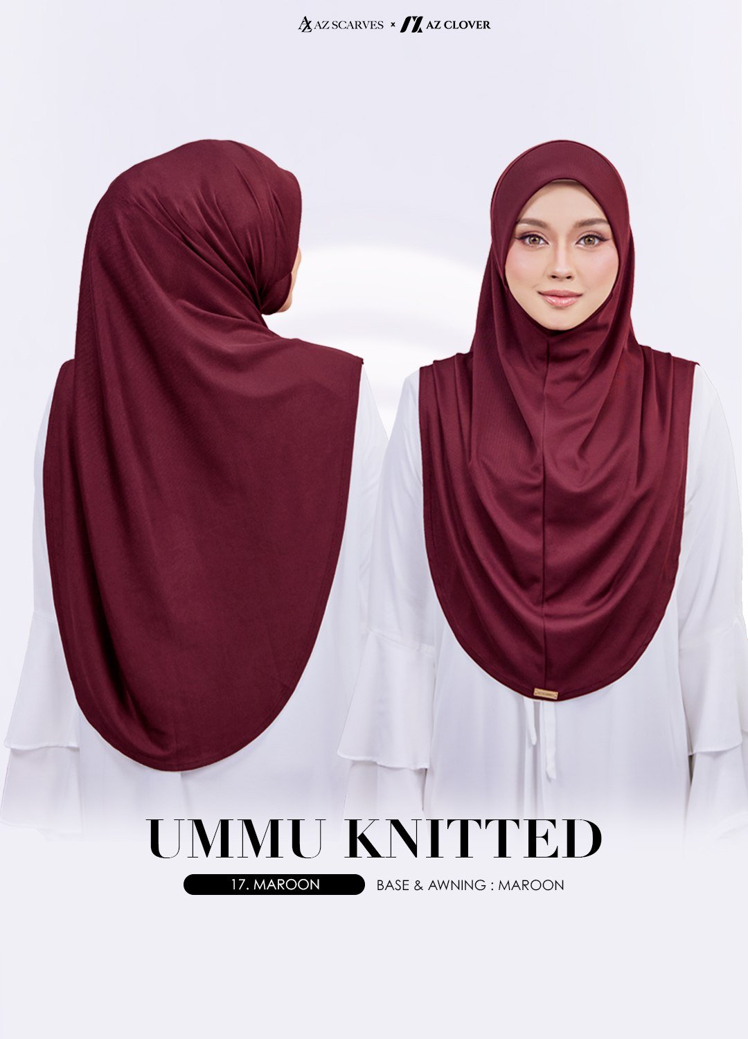 UMMU KNITTED 17 MAROON - Image 3