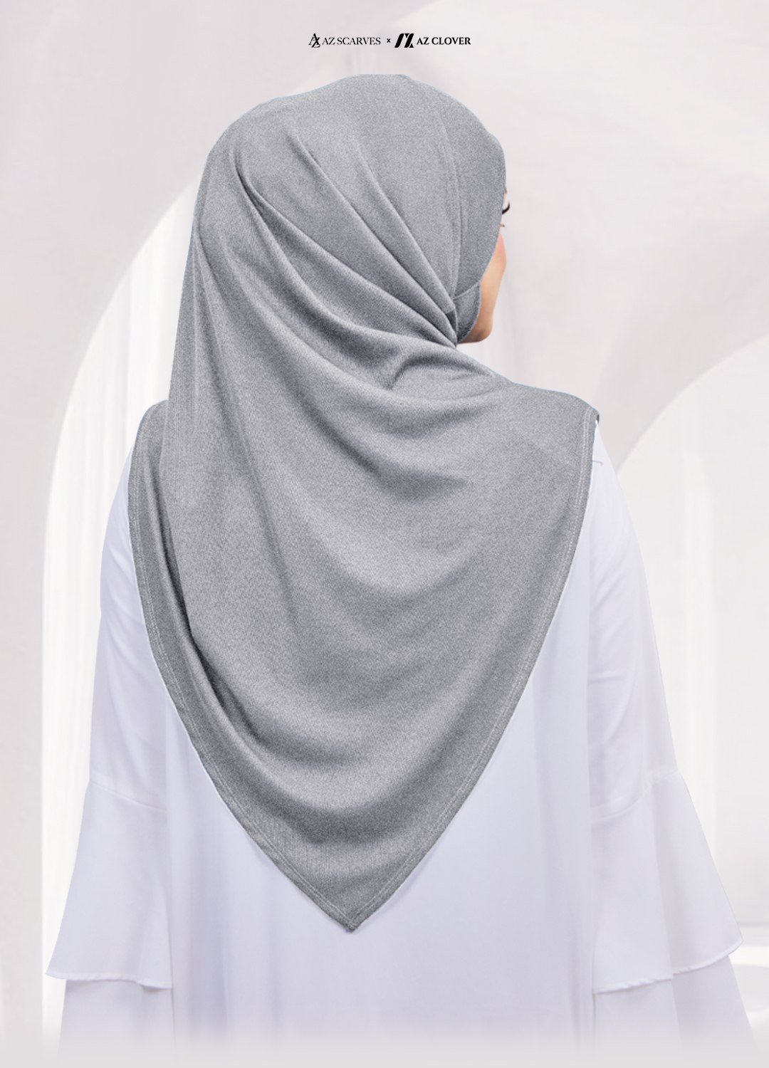 ELLARA KNITTED 18 EL RIB GREY - Image 2