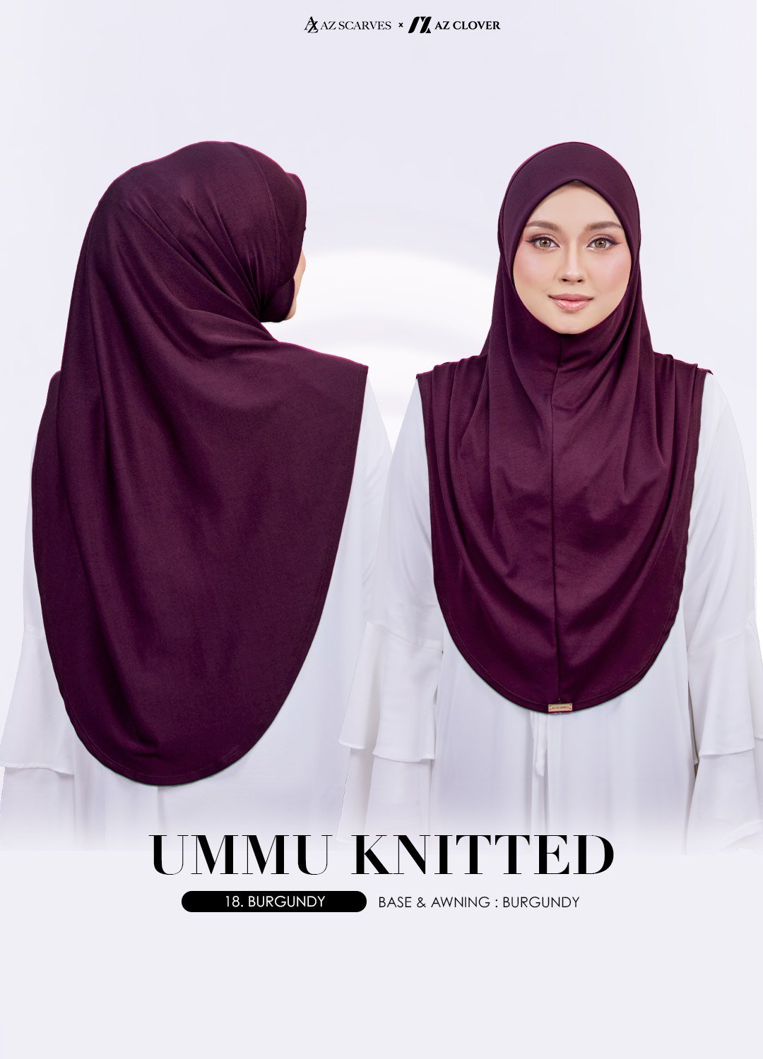 UMMU KNITTED 18 DARK BURGUNDY - Image 3