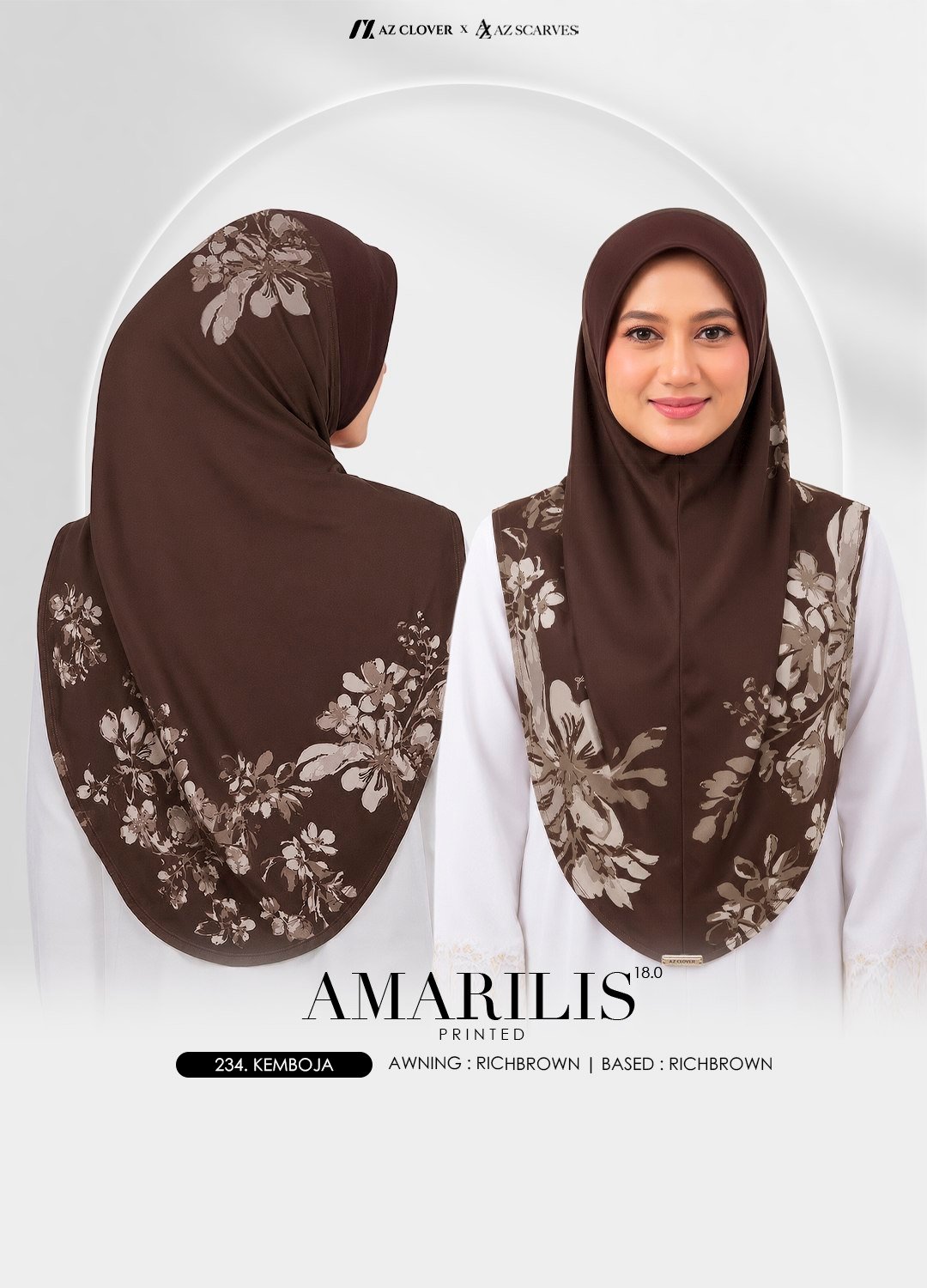 AMARILIS PRINTED 18.0 - 234 KEMBOJA (L) - Image 3