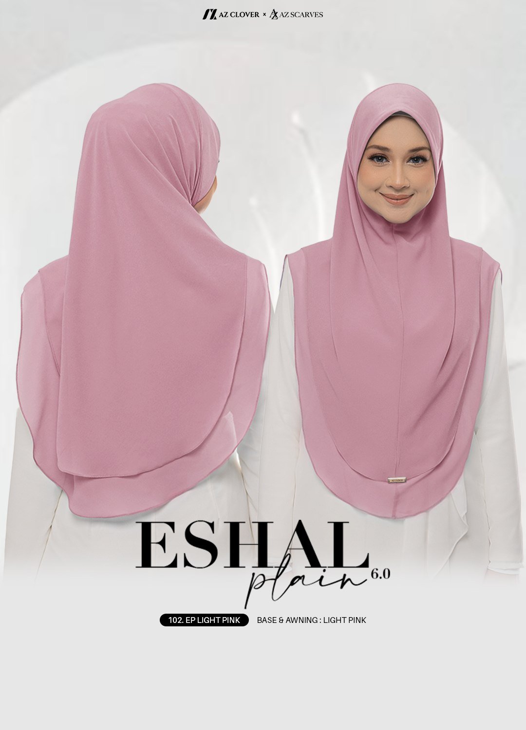ESHAL PLAIN 6.0 102 EP LIGHT PINK - Image 3