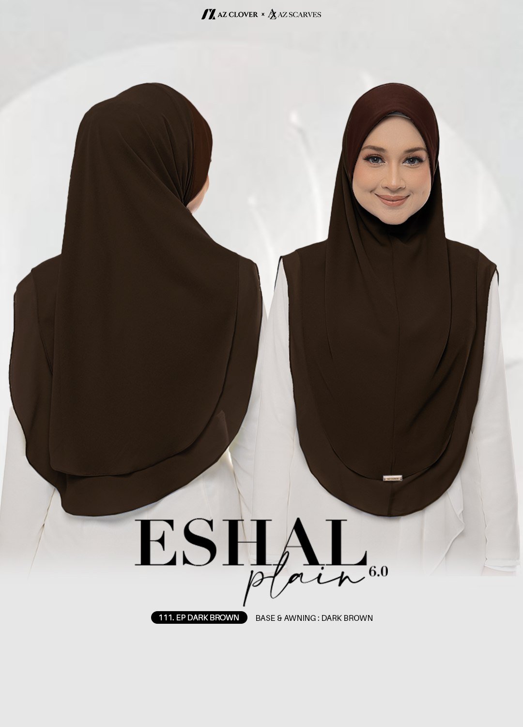ESHAL PLAIN 6.0 111 EP DARK BROWN - Image 3