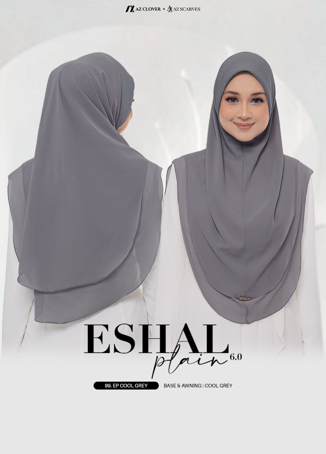 ESHAL PLAIN 6.0 99 EP COOL GREY - Image 3
